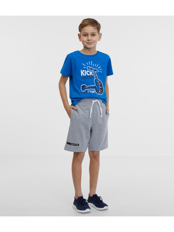 Sam 73 Szürke fiú melegítőnadrág SAM 73 Flop