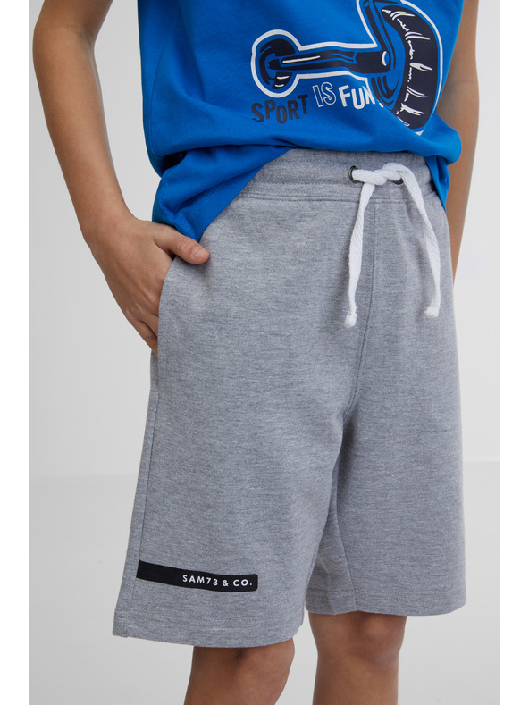 Sam 73 Szürke fiú melegítőnadrág SAM 73 Flop