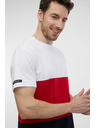 Sam 73 Fehér és piros férfi póló SAM 73 Norman