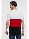 Sam 73 Fehér és piros férfi póló SAM 73 Norman