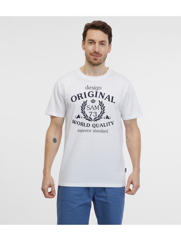 Sam 73 Fehér férfi póló SAM 73 Maverick