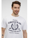 Sam 73 Fehér férfi póló SAM 73 Maverick