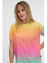 Sam 73 Sárga és rózsaszín női póló SAM 73 Marisa