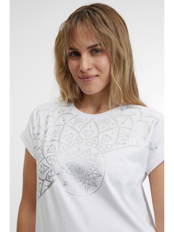 Sam 73 Fehér női póló SAM 73 Milagros