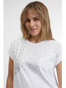Sam 73 Fehér női póló SAM 73 Milagros