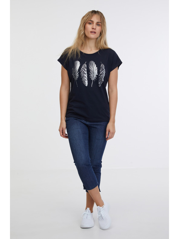 Sam 73 Sötétkék női basic póló SAM 73 Clorinda