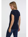 Sam 73 Sötétkék női basic póló SAM 73 Clorinda