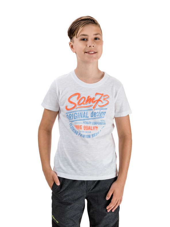 Sam 73 Fehér fiú póló SAM 73 Archie