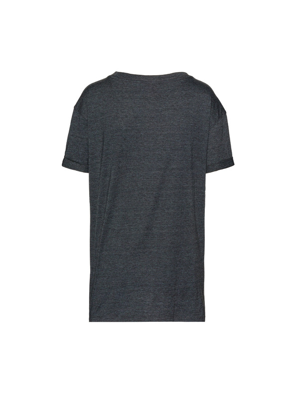 Sam 73 Sötétszürke női póló SAM 73 Annabel nyomtatással