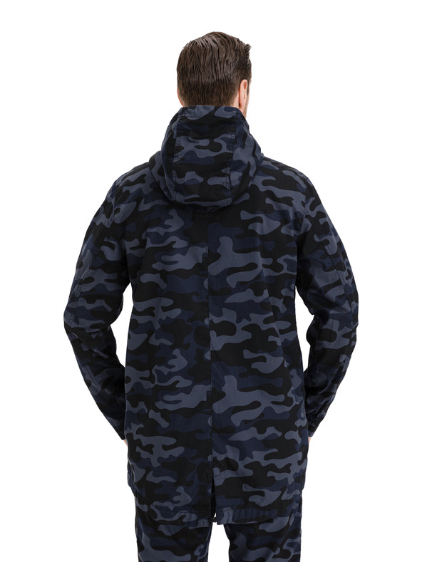 Sam 73 Sötétkék férfi terepszínű kabát SAM 73