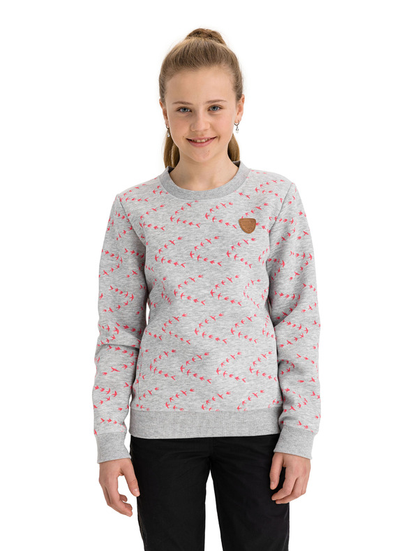 Sam 73 Világosszürke, mintás lány pulóver SAM 73