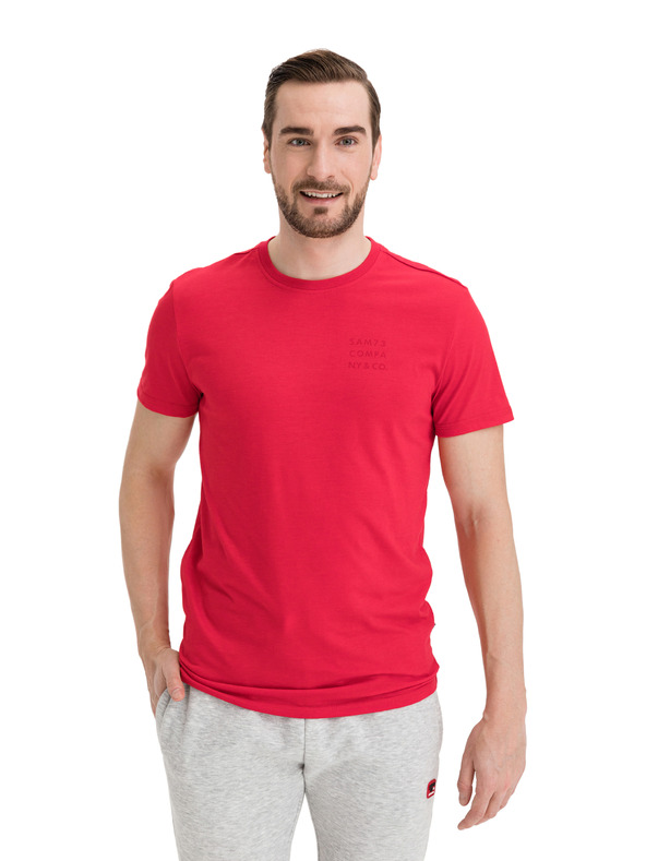Sam 73 Piros férfi póló SAM 73