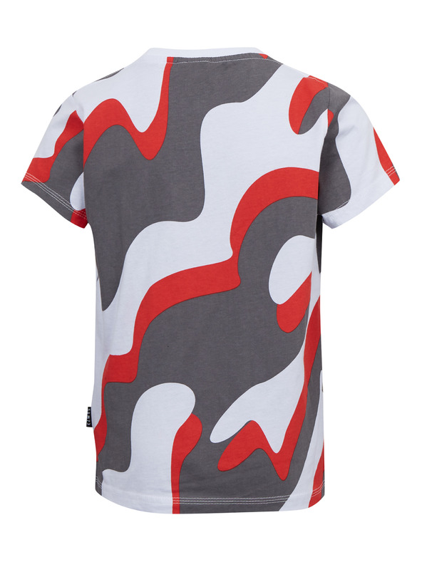 Sam 73 Szürke és piros fiú mintás póló SAM 73 Oscar