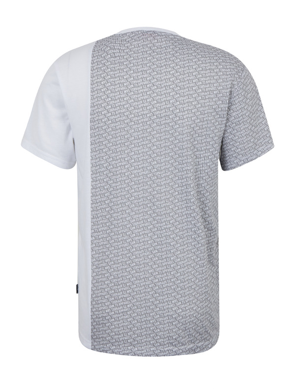 Sam 73 Világosszürke mintás férfi póló SAM 73 Paul