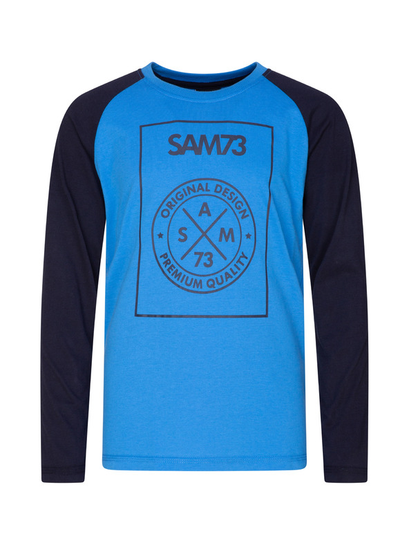 Sam 73 Fekete-kék fiú SAM 73 Jack póló fiúknak
