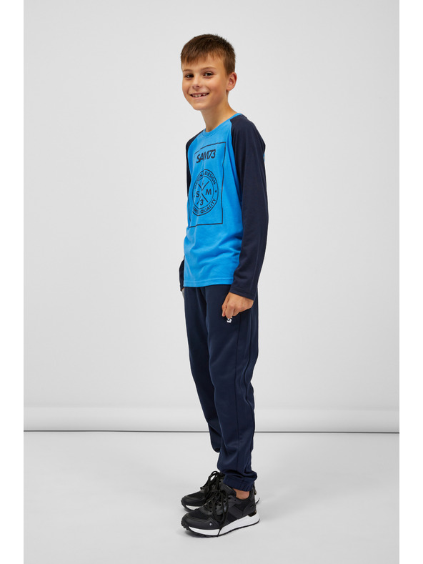 Sam 73 Fekete-kék fiú SAM 73 Jack póló fiúknak