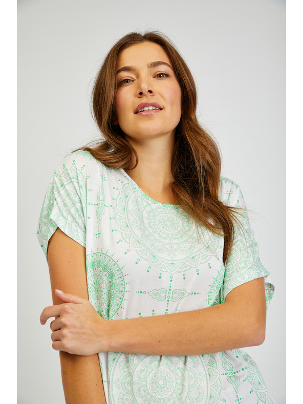 Sam 73 Fehér és zöld női póló SAM73 Taurus