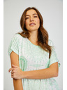 Sam 73 Fehér és zöld női póló SAM73 Taurus