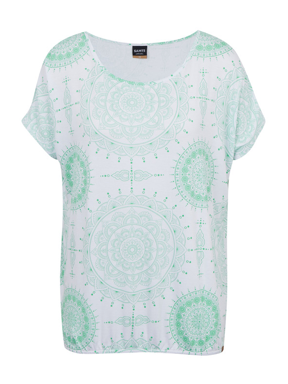 Sam 73 Fehér és zöld női póló SAM73 Taurus