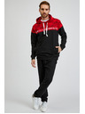 Sam 73 Piros-fekete férfi kapucnis pulóver SAM73 Aquamarine