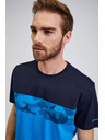 Sam 73 Kék férfi póló SAM73 Cetus