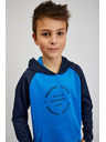Sam 73 Kék fiú kapucnis pulóver SAM73 Draco