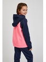 Sam 73 Kék és rózsaszín lány kapucnis pulóver SAM73 Draco