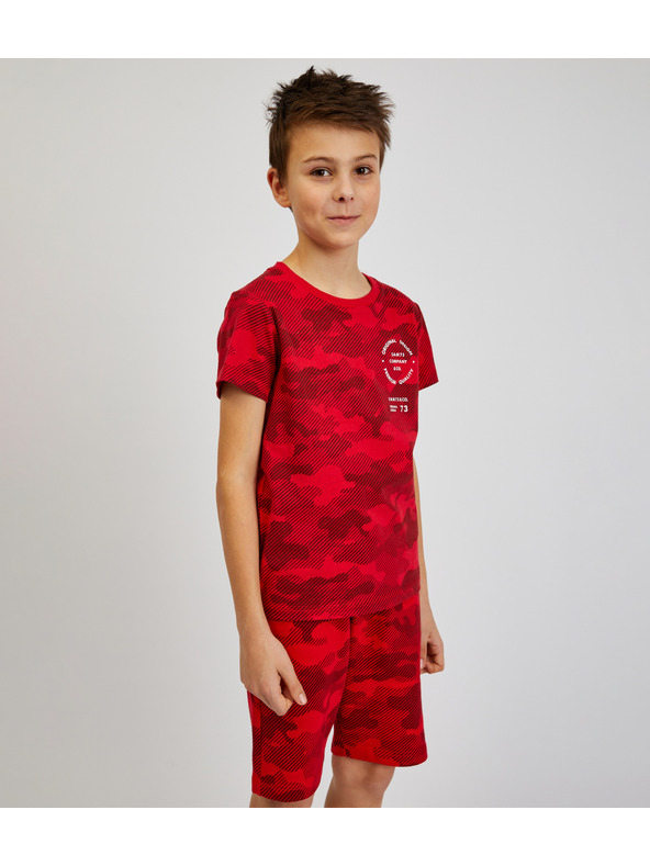 Sam 73 Piros fiú pamut katonai póló SAM73 Hydrus