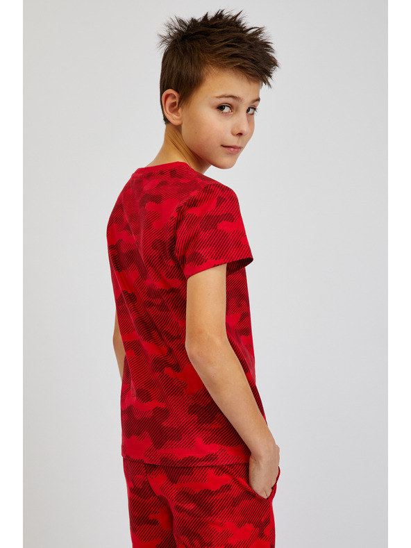 Sam 73 Piros fiú pamut katonai póló SAM73 Hydrus