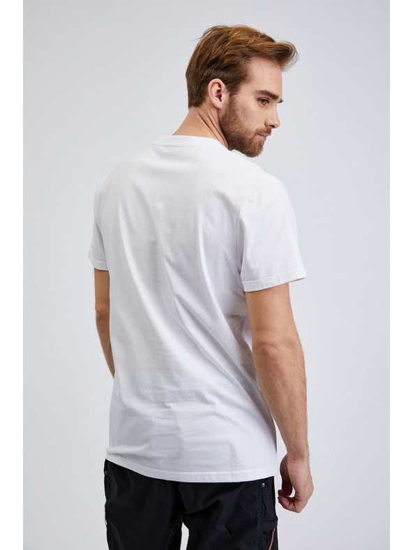 Sam 73 Fehér Férfi pamut nyomtatott ing SAM73 Almandit