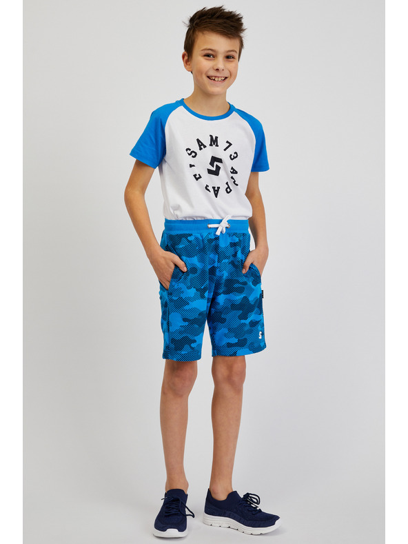 Sam 73 Kék fiú katonai melegítőnadrág SAM73 Jerem