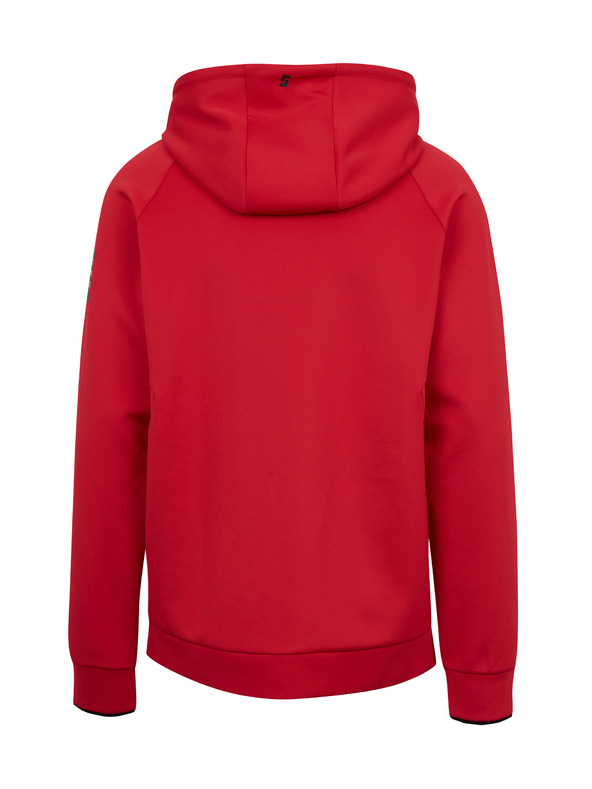 Sam 73 Piros férfi SAM73 Beryl kapucnis cipzáras férfi melegítőfelső