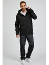 Sam 73 Fekete férfi kapucnis, cipzáras melegítőfelső SAM73 Beryl