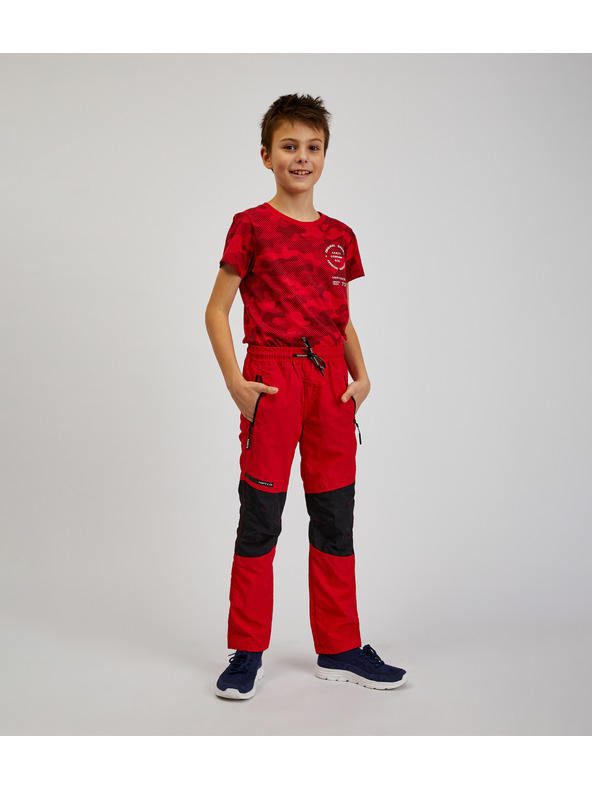 Sam 73 Fekete és piros gyerek sportnadrág SAM73 Jonathan