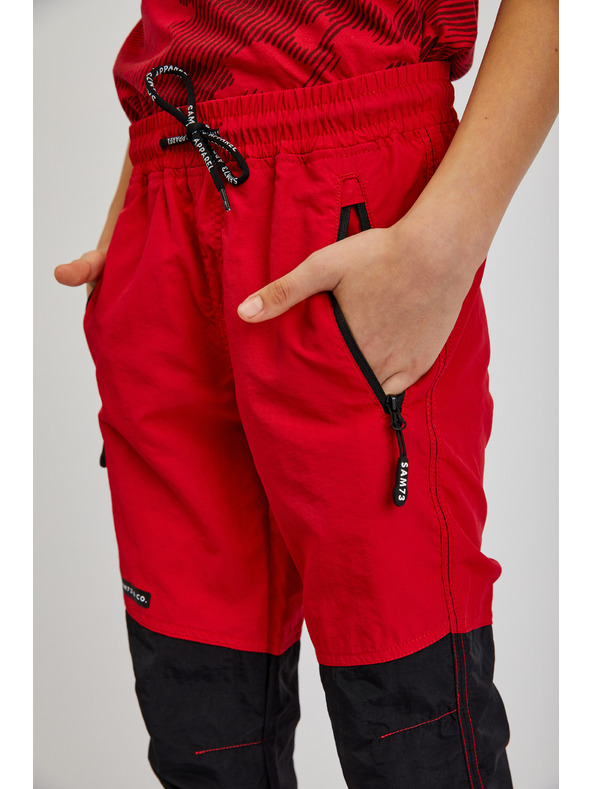 Sam 73 Fekete és piros gyerek sportnadrág SAM73 Jonathan