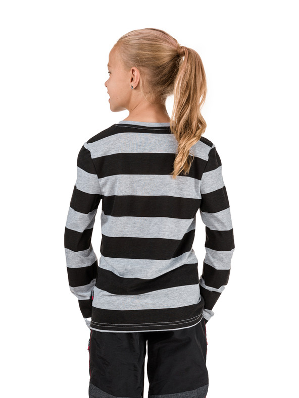 Sam 73 Fekete és szürke csíkos női póló SAM 73 Hope