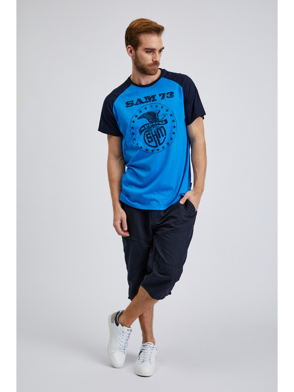 Sam 73 Kék férfi póló SAM 73 Jordan