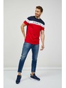 Sam 73 Kék-piros férfi póló SAM 73 Kavix