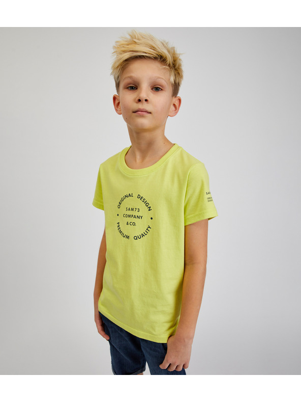 Sam 73 Sárga fiú pamut póló SAM73 Pyrop