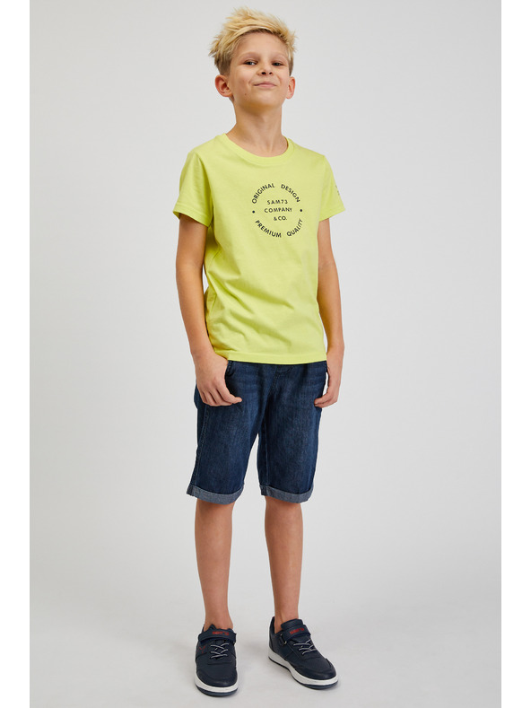 Sam 73 Sárga fiú pamut póló SAM73 Pyrop