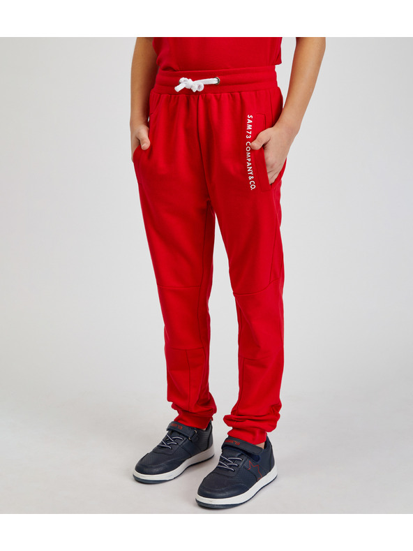 Sam 73 Piros unisex gyerek melegítőnadrág SAM73 Kanz