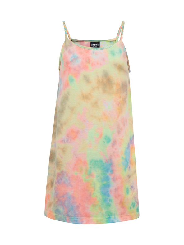 Sam 73 Zöld és sárga női mintás nyári ruha SAM73 Equuleus