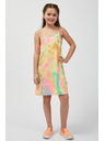 Sam 73 Zöld és sárga női mintás nyári ruha SAM73 Equuleus