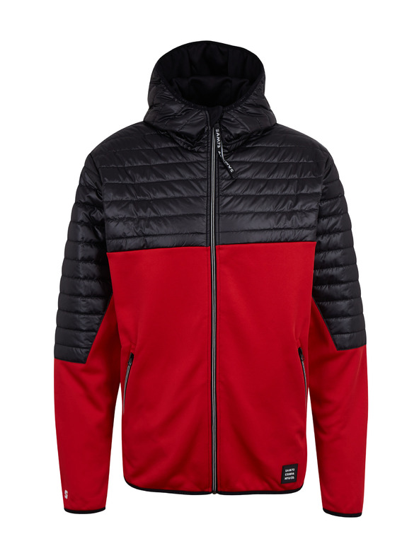 Sam 73 Fekete és piros férfi könnyű steppelt dzseki SAM 73 Vader