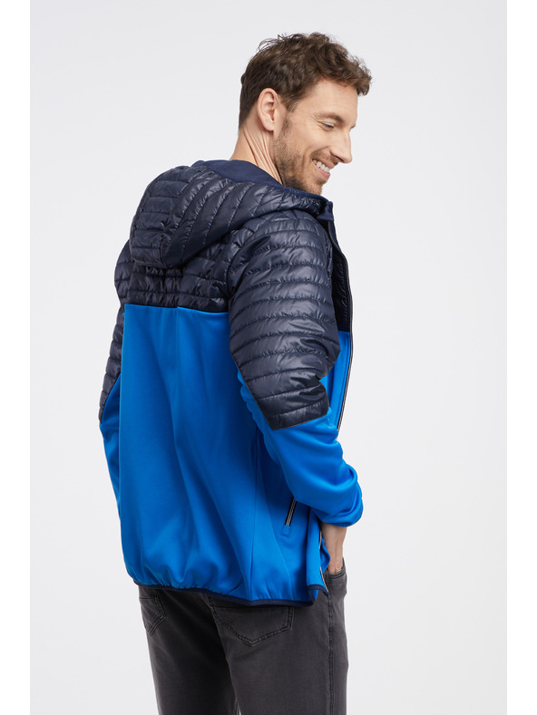 Sam 73 Fekete és kék férfi könnyű steppelt dzseki SAM 73 Vader