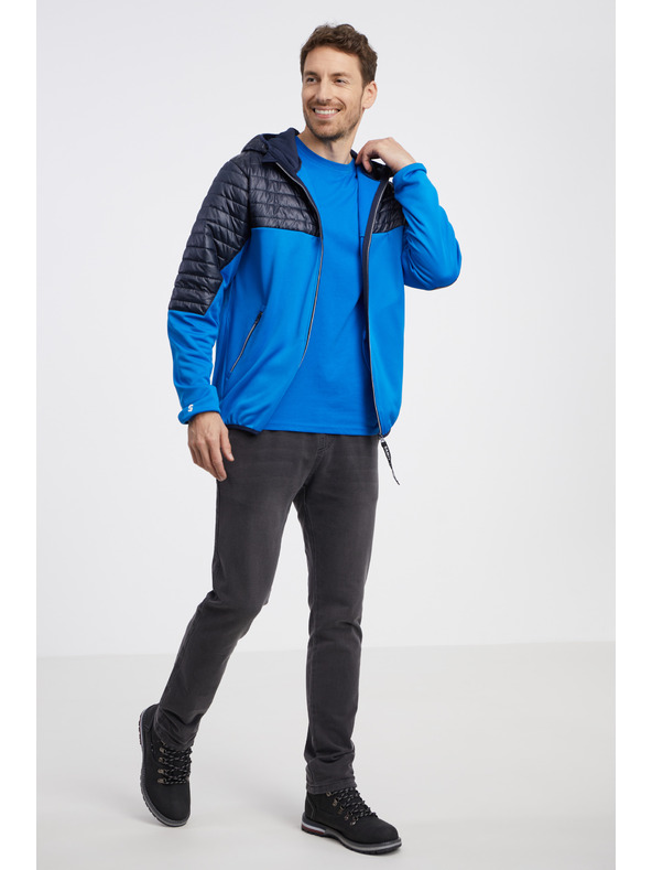 Sam 73 Fekete és kék férfi könnyű steppelt dzseki SAM 73 Vader