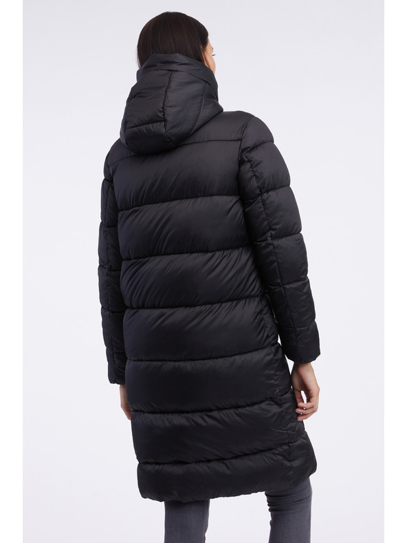 Sam 73 Fekete női téli steppelt kabát SAM 73 Hedvika