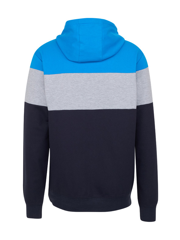 Sam 73 Kék-fekete férfi kapucnis pulóver SAM 73 Gerado