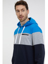 Sam 73 Kék-fekete férfi kapucnis pulóver SAM 73 Gerado