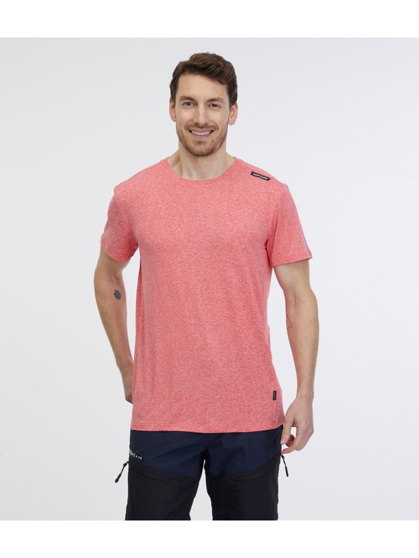 Sam 73 Korallszínű férfi csíkos póló SAM 73 Fortunato